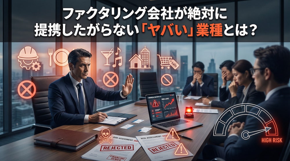 ファクタリング会社が絶対に提携したがらない「ヤバい」業種とは？